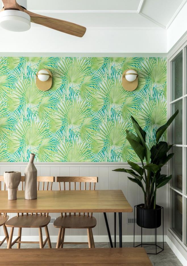 135㎡简欧三口之家，仅用10W装出豪宅感，一进门就被治愈了 。