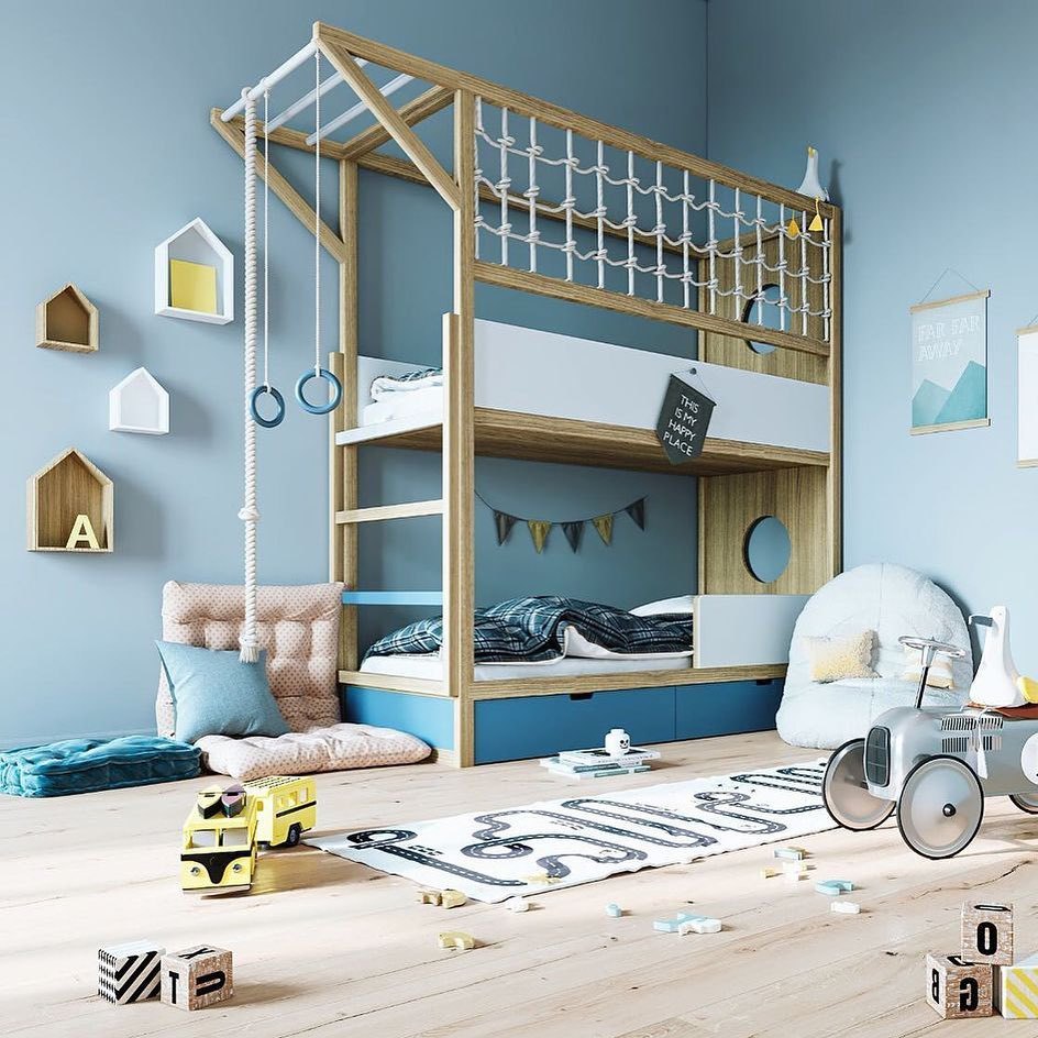 儿童房设计 不只是可爱 ~活泼新鲜，简洁明快